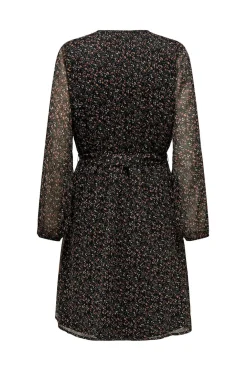 Vestido corto de gasa