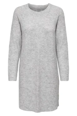 Vestido corto de punto acanalado