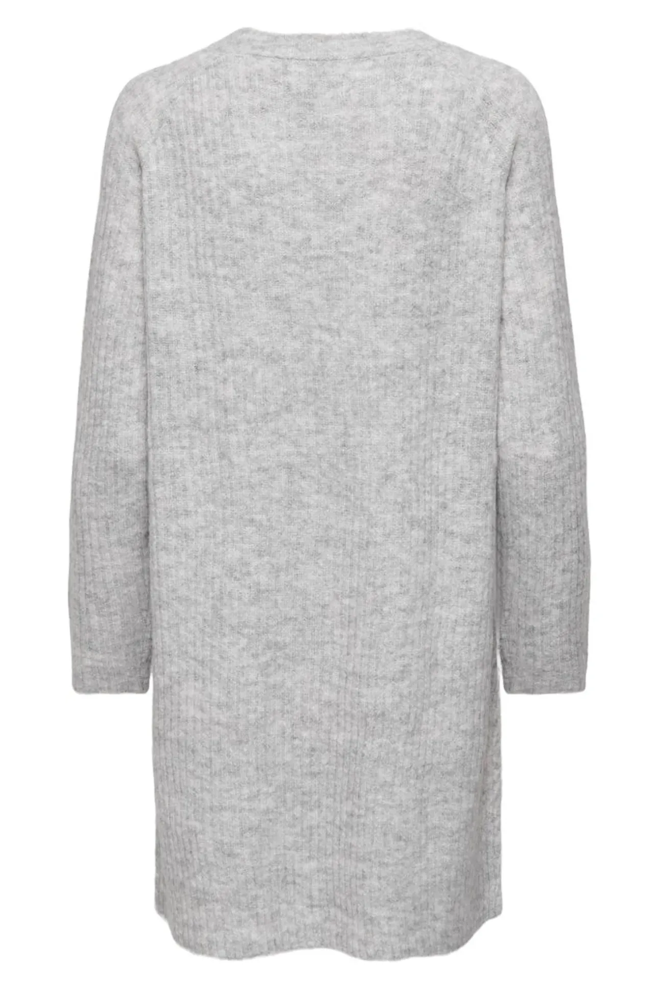 Vestido corto de punto acanalado