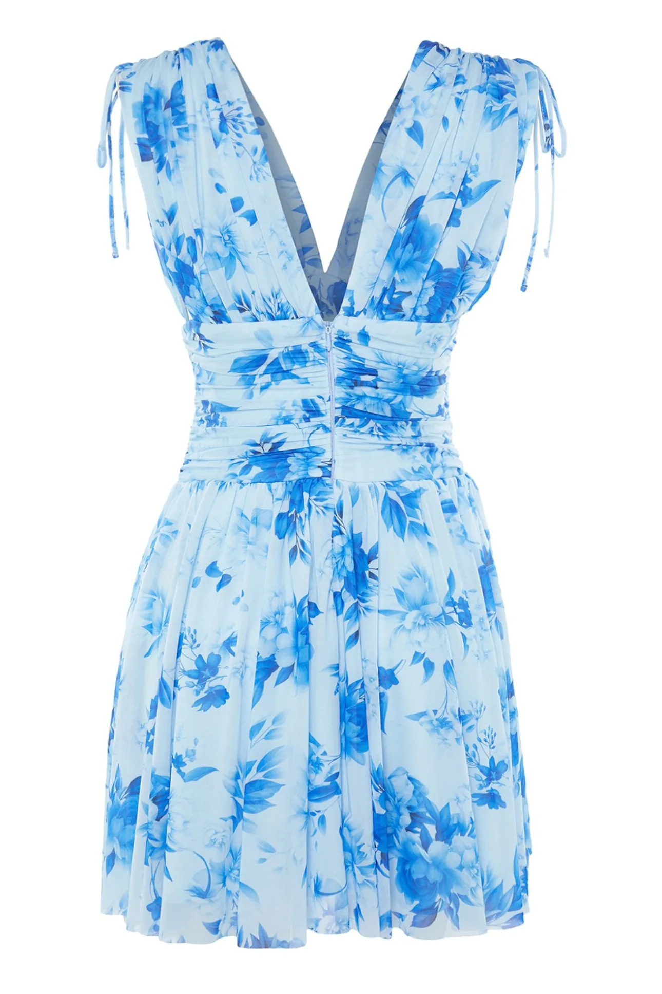 Vestido corto escote en pico