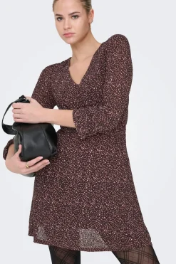 Vestido corto estampado