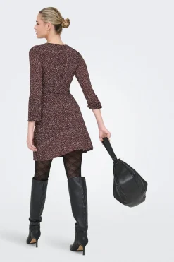 Vestido corto estampado