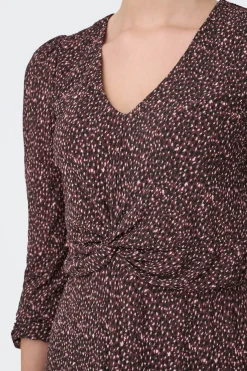 Vestido corto estampado