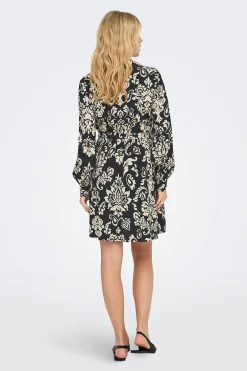 Vestido corto estampado