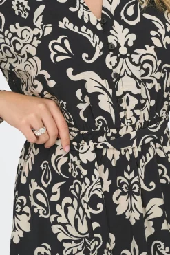 Vestido corto estampado