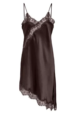 Vestido corto lencero