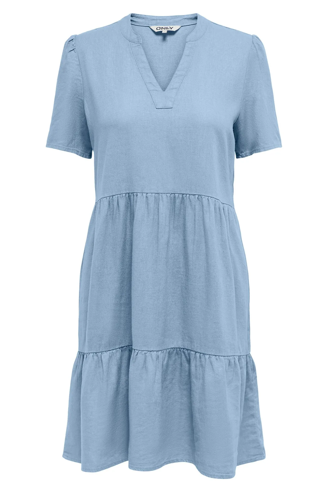 Vestido corto manga corta