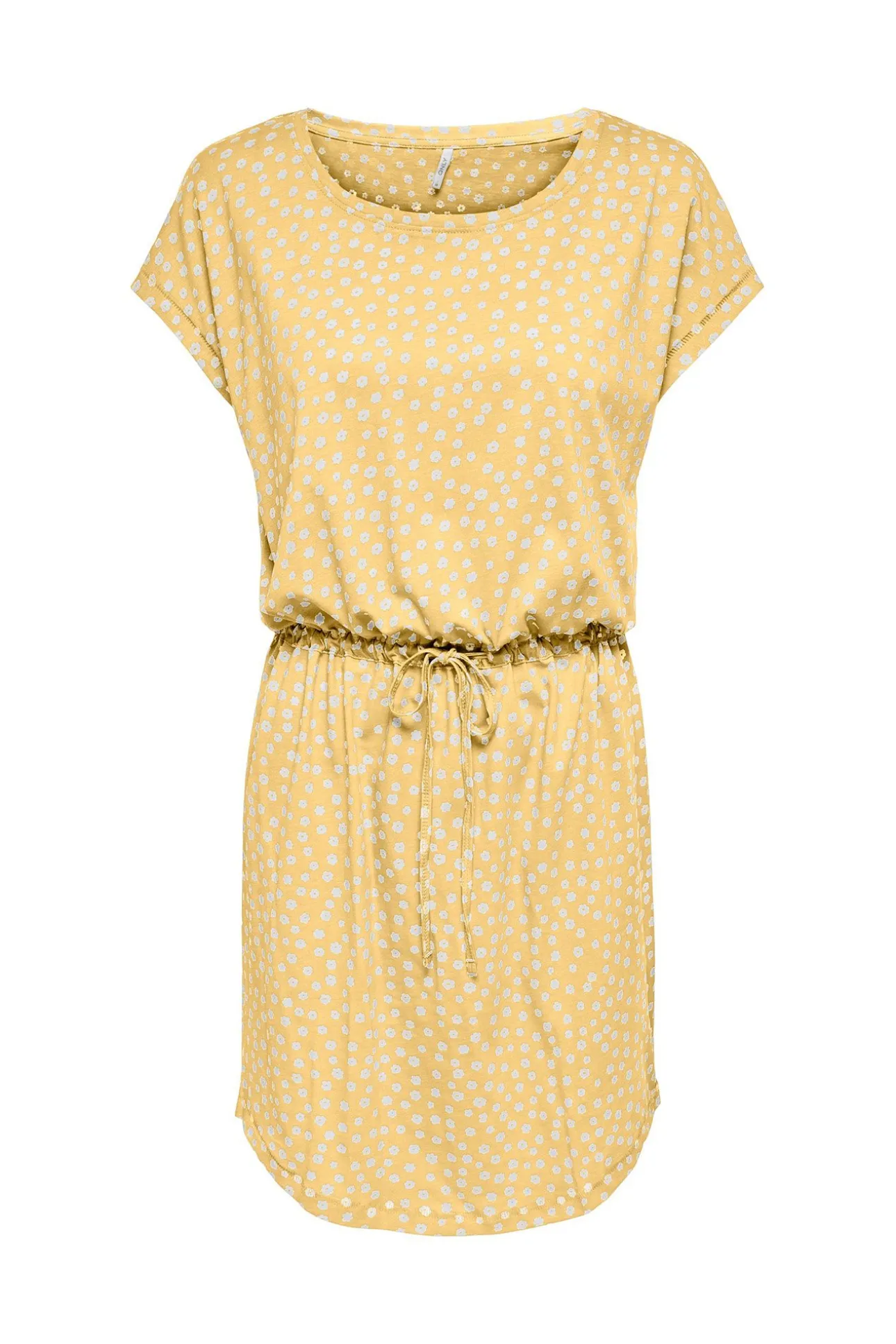 Vestido corto manga corta