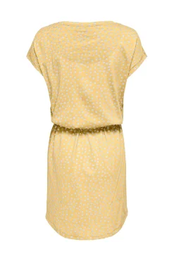 Vestido corto manga corta