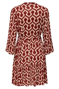 Vestido corto manga francesa