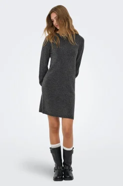 Vestido corto punto lurex