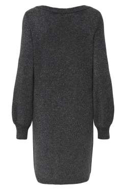 Vestido corto punto lurex