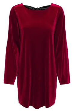 Vestido corto terciopelo