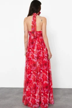 Vestido cuello halter