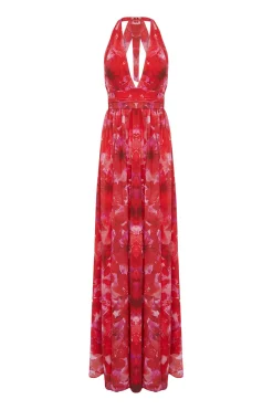 Vestido cuello halter