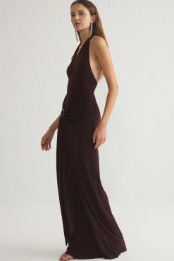 Vestido cuello halter