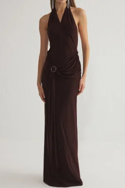 Vestido cuello halter