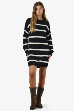 Vestido de punto rayas