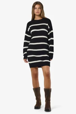 Vestido de punto rayas