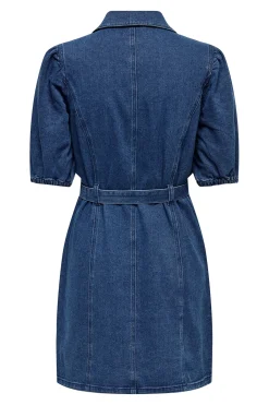 Vestido denim corto