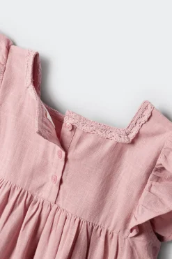 Vestido detalles crochet ni&ntilde;a