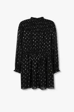 Vestido Drapead con Volantes