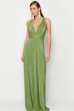 Vestido espalda abierta cruzada