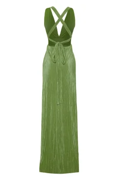 Vestido espalda abierta cruzada