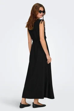 Vestido largo de lino