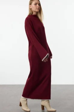 Vestido largo de punto