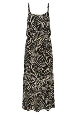 Vestido largo de tirantes regulables