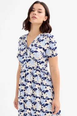 Vestido largo estampado