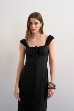 Vestido largo tirantes