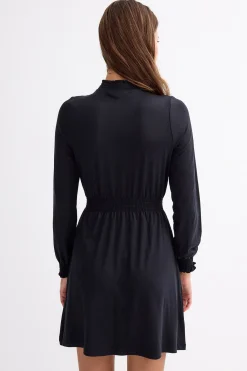 Vestido Manga Larga Cuello Sub