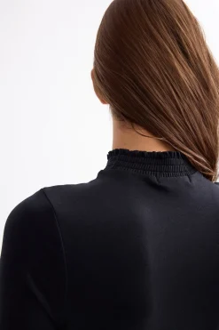 Vestido Manga Larga Cuello Sub