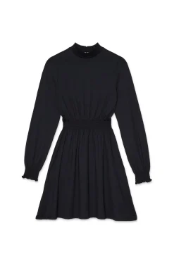 Vestido Manga Larga Cuello Sub