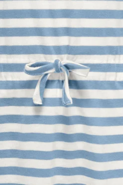 Vestido marinero a rayas de manga corta