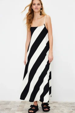 Vestido maxi de tirantes