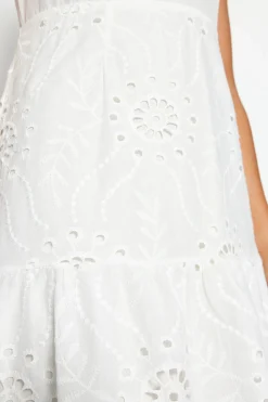 Vestido midi bordados