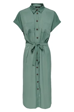 Vestido midi camisero