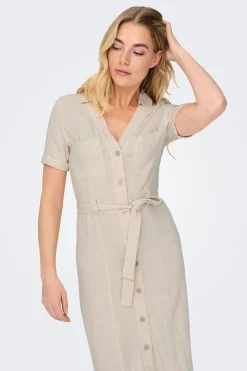 Vestido midi camisero