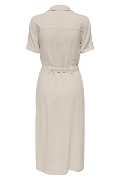 Vestido midi camisero