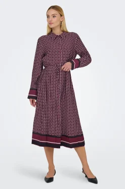 Vestido midi camisero