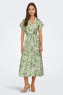 Vestido midi camisero