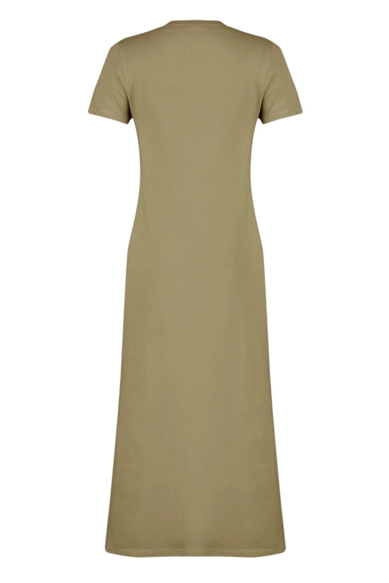 Vestido midi de manga corta