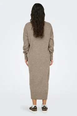 Vestido midi de punto