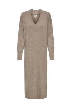 Vestido midi de punto