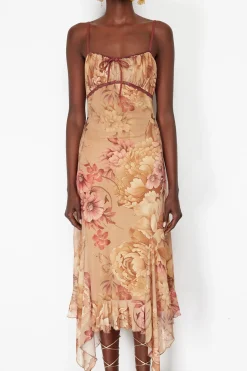 Vestido midi detalle lazo