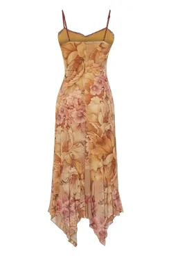 Vestido midi detalle lazo