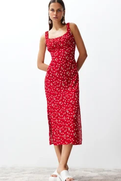 Vestido midi tirantes